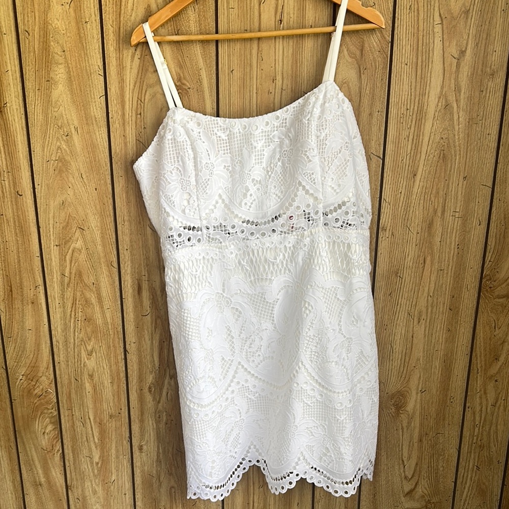 Lilly Pulitzer White Lace Dress